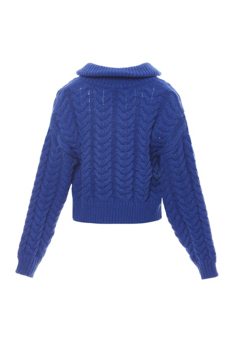 Mymo Strickjacke Damen KÖNIGSBLAU - Image 2