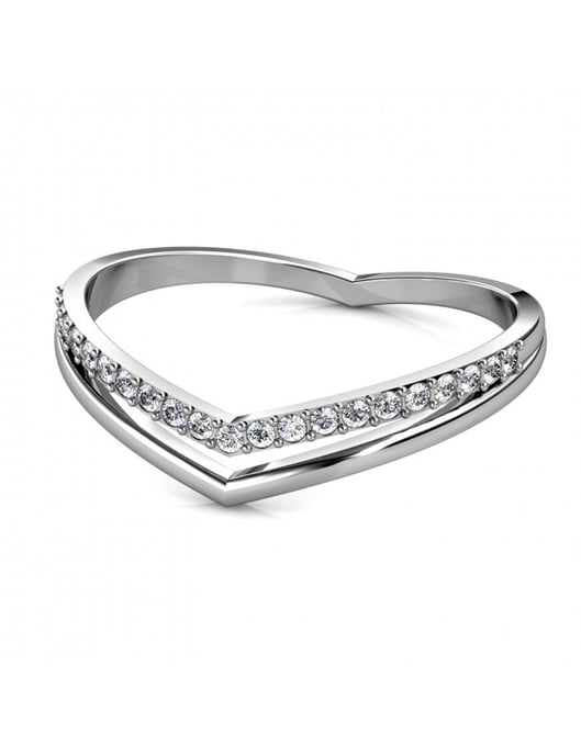 Tiryns Ring - Silber und Kristall - Image 4