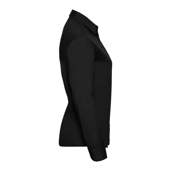 Russell Collection - Hemd Pflegeleicht für Damen Langärmlig (Schwarz) - Image 3