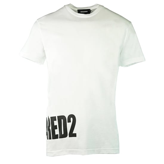 Dsquared2 Large Side Logo White T-Shirt - Image 1