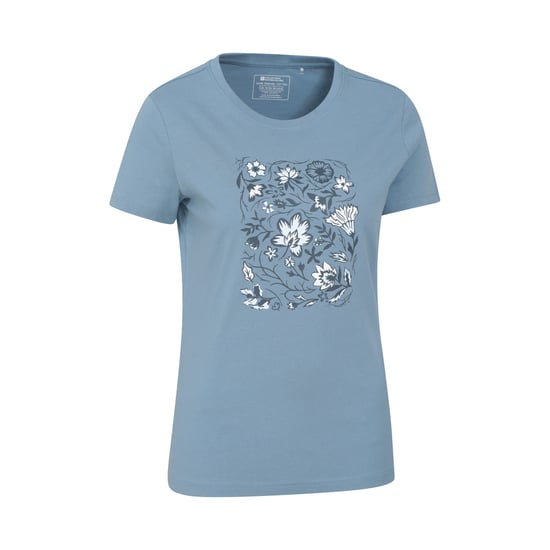 Mountain Warehouse Damen/Damen Bio-T-Shirt mit Paisley-Blumenmuster (Blau) - Image 3