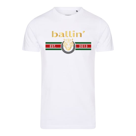 Tiger Lines Shirt von Ballin Est. 2013 in der farbe Weiss und in größe 3XL. - Image 1