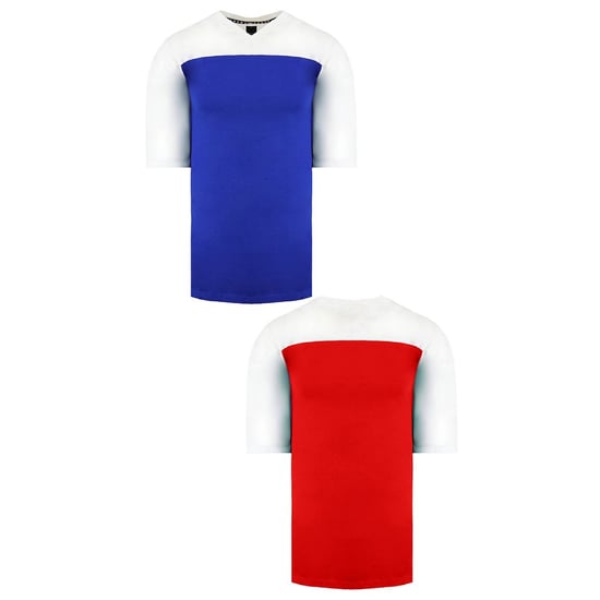 Supra Kurzarm All City Tem Blau Rot Weiß Herren Jersey T-Shirt - Image 2