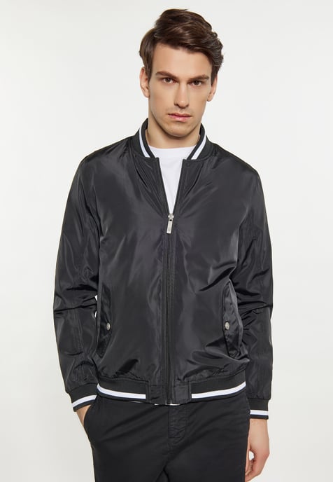 Mo Collegejacke Herren schwarz - Image 3