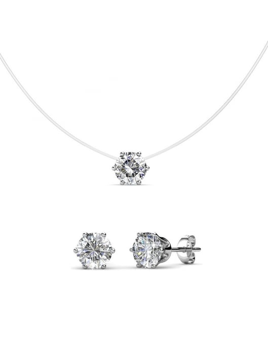 Meerjungfrau-Set - Silber und Kristall - Image 1