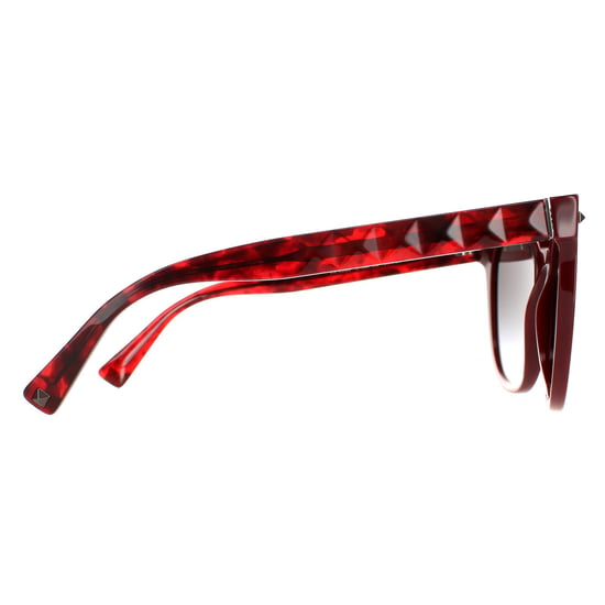 Valentino Round Womens Bordeaux Grey Gradient VA4083