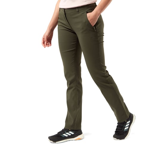 Craghoppers Womens/Ladies Kiwi Pro II Trousers (Khaki Green)