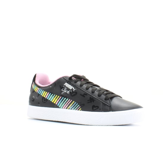 Puma Clyde x Bradley Theodore Black Leather Mens Lace Up Trainers 369555 01