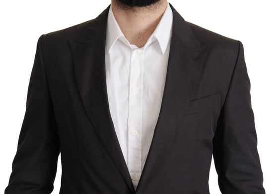 Dolce & Gabbana Schwarzer Einreiher TAORMINA Herrenblazer - Image 2