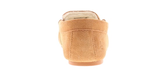 Hush Puppies Annie Mocassin Wildleder Damen Hausschuhe In Beige - Image 4