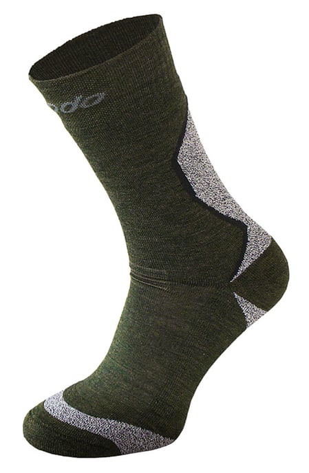 COMODO - Chaussettes Chaudes Laine Merinos 1 Paire Hiver Homme Femme - Vert Kaki - Image 1