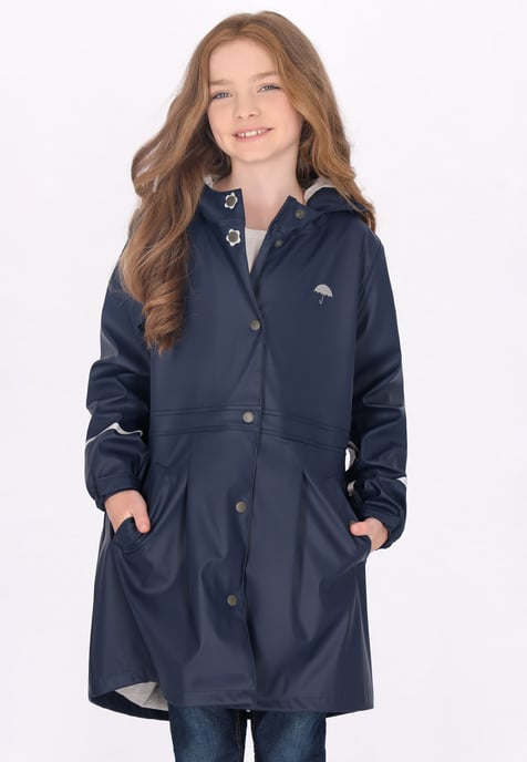 Schmuddelwedda Regenmantel Mädchen Marine - Image 3