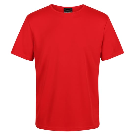 Regatta Mens Pro Reflective Moisture Wicking T-Shirt (Classic Red)