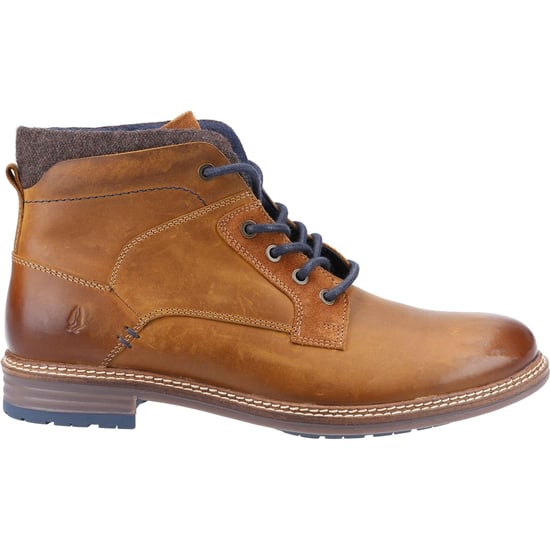 Hush Puppies Joel Leder Herren Stiefel Camel - Image 4