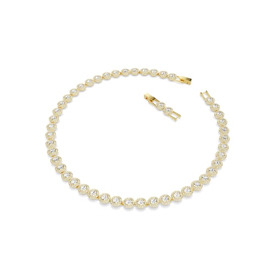 Swarovski 'Una Angelic' Damen-Halskette aus vergoldetem Metall - Gold 5720505 - Image 2