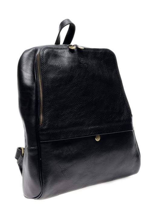 Anna Luchini SS22 AL 3132 Noir Cuir de vachette Sac - Image 4