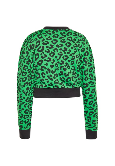 Mymo Sweatshirt Damen Grün Leo - Image 4