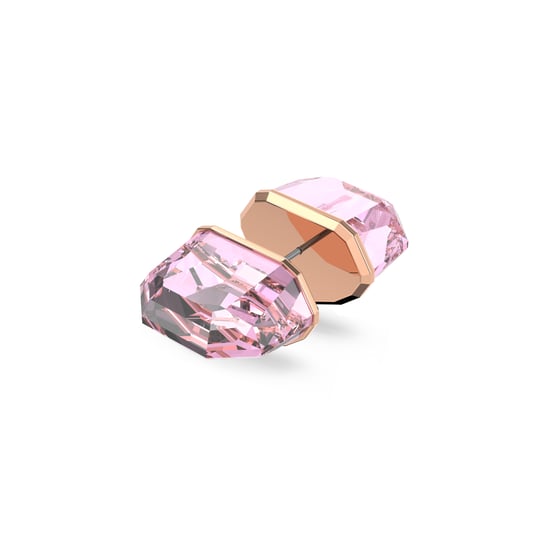 Swarovski 'Lucent' Women's Gold Plated Metal Stud Earrings - Rose 5600254