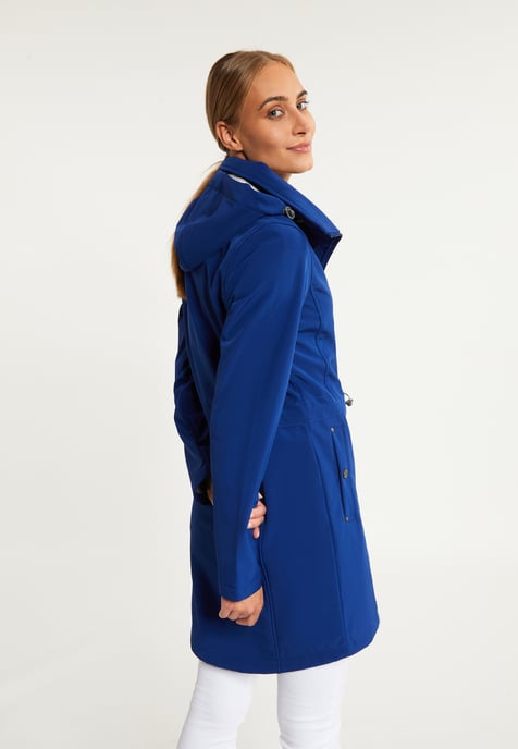 Schmuddelwedda Softshell-Mantel Damen KÖNIGSBLAU-280 - Image 4