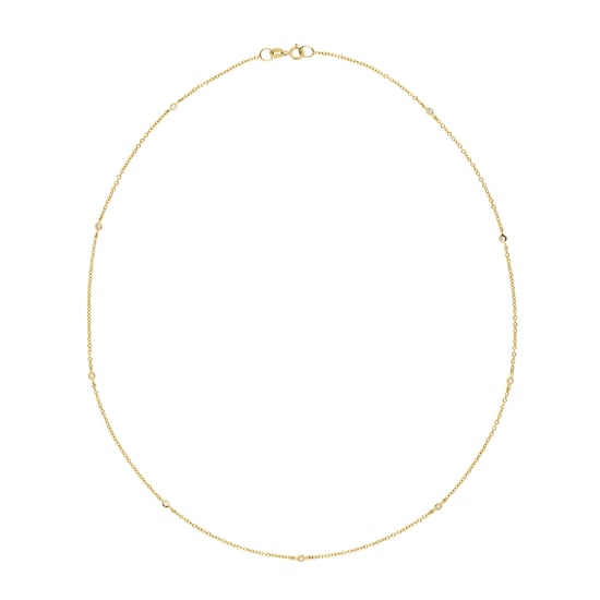 DIADEMA - Necklace with Diamonds - Yellow Gold