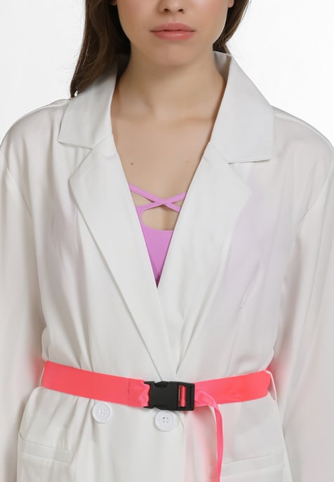 Mymo Kaminsims Damen weiss neonpink - Image 5