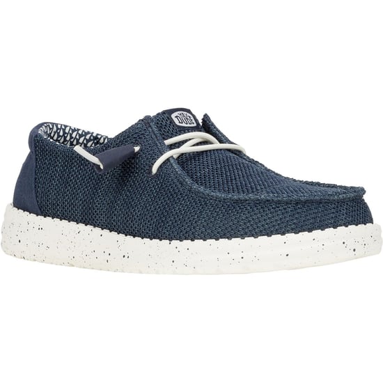 HEYDUDE Wendy Stretch Mesh Polyester Damen Navy Loafers - Image 1