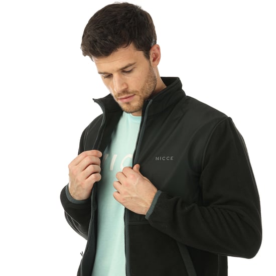 Men's NICCE Wespoint Zip Fleece Jacket in Black