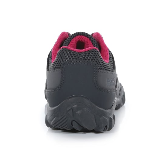 Regatta Childrens/Kids Edgepoint Wasserdichte Wanderschuhe (Steel/Pink Fusion) - Image 2