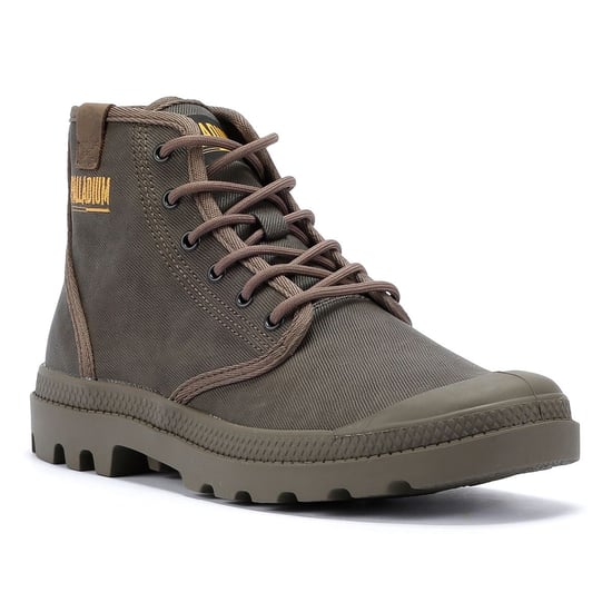 Palladium Pampa Hi Wax Leinwand Braune Stiefel - Image 2