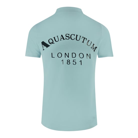 Aquascutum London 1851 Hellblaues Polohemd - Image 2