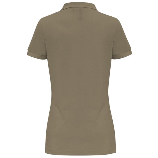 Asquith & Fox - Unifarbenes Poloshirt - Damen (Khaki) - Image 2
