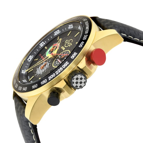GV2 9922 Herren Scuderia Schweizer Quarz Multifunktions-Chrono-Lederuhr - Image 3
