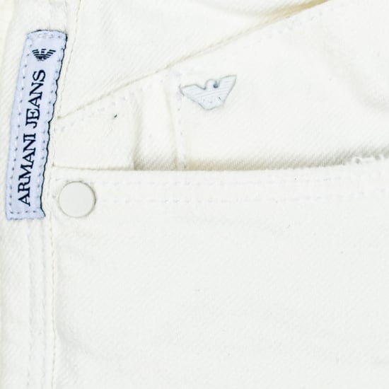 Women's long ripped and torn effect denim pants C5J06-5X