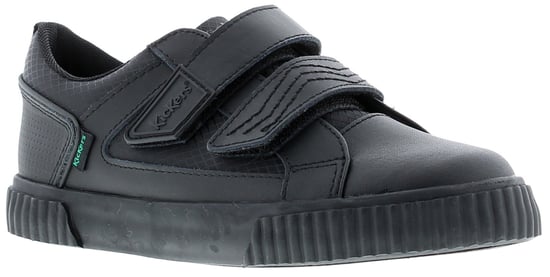 Kickers Jungen Schule Schuhe Tovni Twin Flex Leder schwarz - Image 1