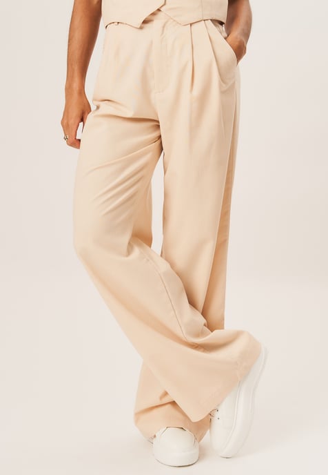 Maßgeschneiderte Hose aus Baumwolle mit weitem Bein - Image 2