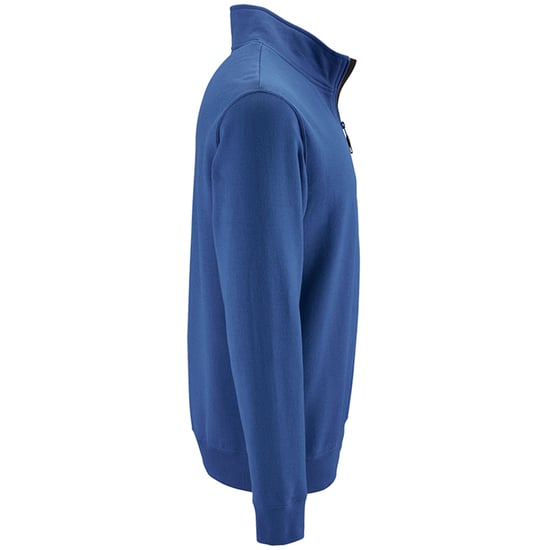 SOLS Herren Stan Kontrast Zip Neck Sweatshirt (Königsblau) - Image 3