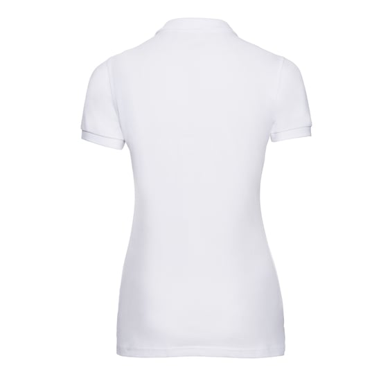 Russell - Poloshirt Stretch für Damen (Weiß) - Image 2