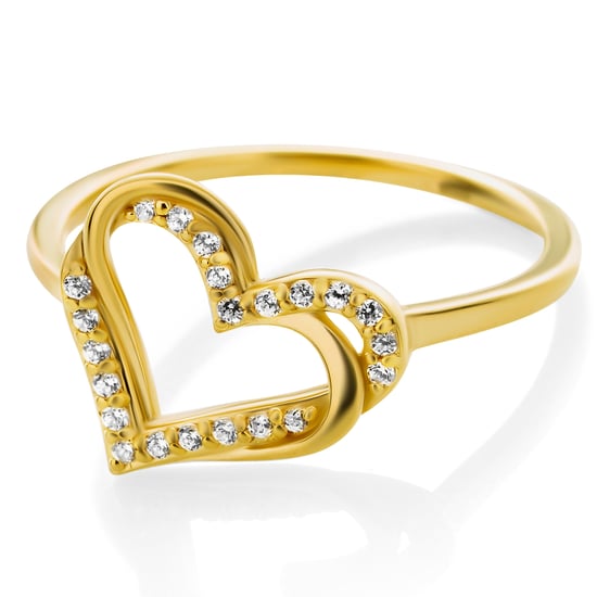 Orphelia 'Cecilia' Damen-Ring aus 925er Sterlingsilber – Gold ZR-7584/G - Image 1