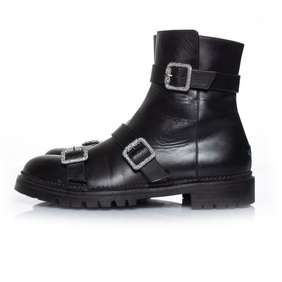 Hank flache Juwelen-Schnallen-Stiefel - Image 2