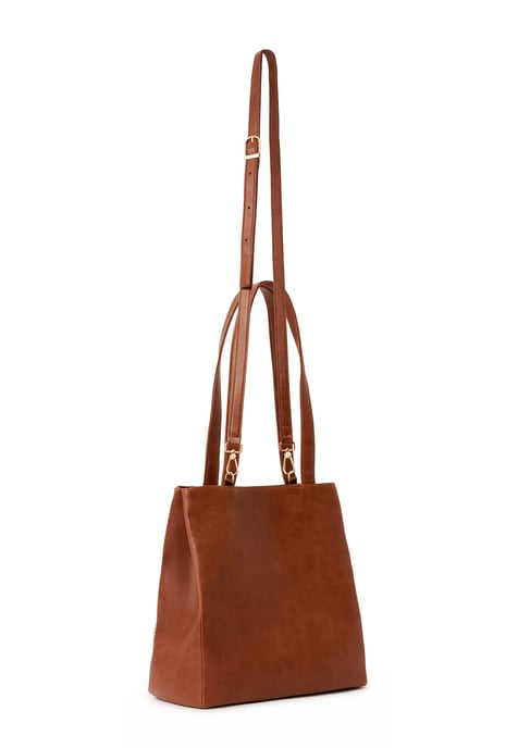Striped Tote Bag - Navy Blue