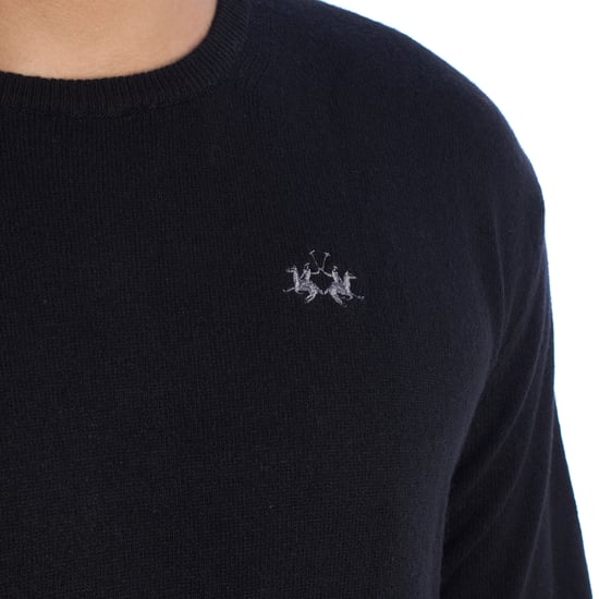 XMS004-YW084 Men's Round Neck Wool Sweater