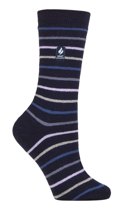 Heat Holders Damen Ultra Lite Thermo-Socken mit gebürstetem Innengarn, Marineblau (Riga) - Image 1