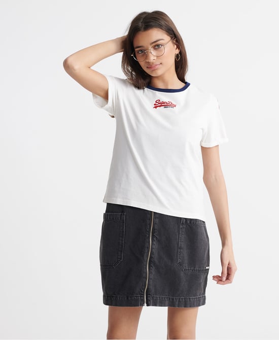 T-Shirt Superdry Femme Boxy - Image 1
