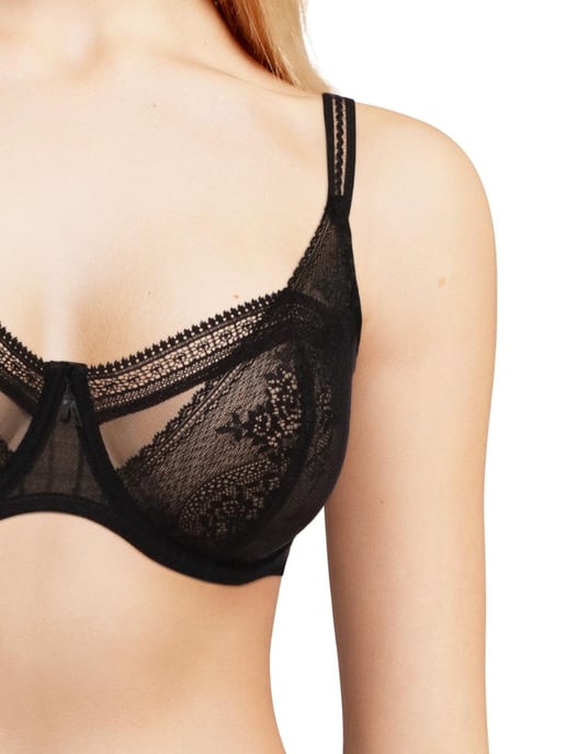 Maddie Half-Cup Bra - Storm Blue