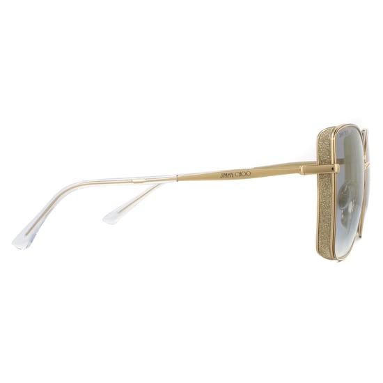 Jimmy Choo Sonnenbrille ALEXIS/S 000 1V Rose Gold Blau Gradient - Image 4