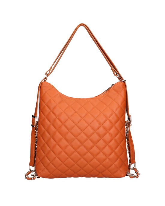 Roberta Rossi Shoulder bag convertible into a backpack Women COGNAC