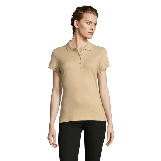SOLS - PEOPLE Kurzärmeliges Polo-Shirt - Damen (Beige) - Image 4