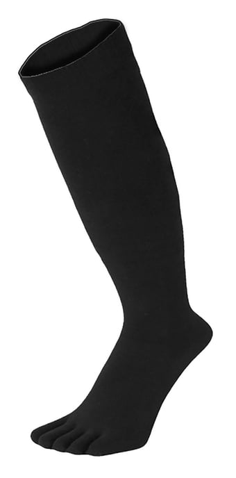 TOETOE - Herren- und Damen-Essentials Kniestrümpfe mit Feuchtigkeitsableitung - Schwarz - Image 1