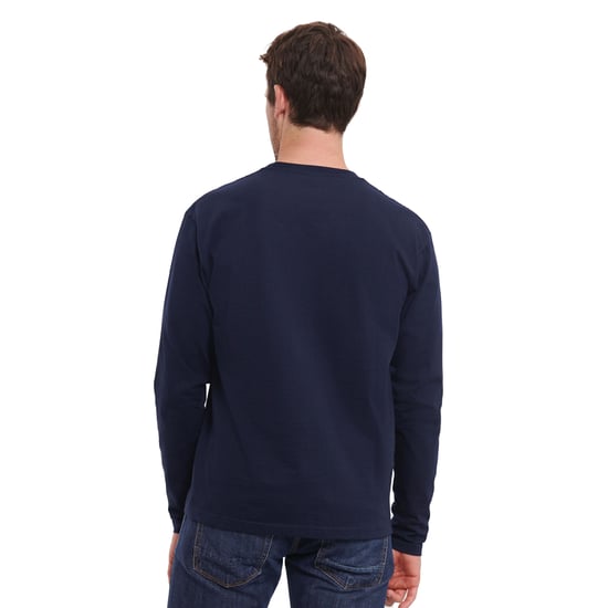 Russell Herren T-Shirt mit langen Ärmeln (French Navy) - Image 2