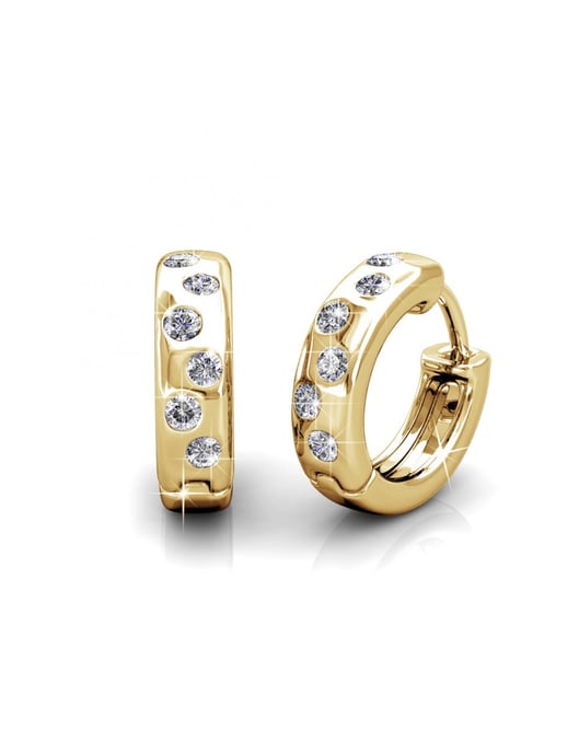 Joy Ohrringe - Gold und Kristall - Image 1